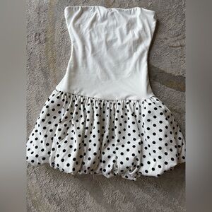 Polka dot bubble dress